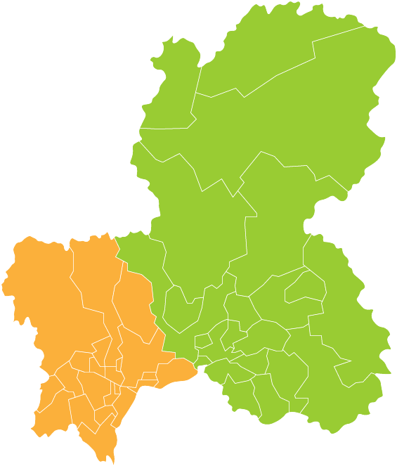 対応エリア(岐阜県地図)